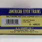 American Flyer 6-48620 S Scale Baltimore & Ohio Covered Hopper With Coal Load LN/Box