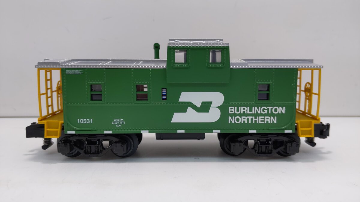 American Flyer 6-48752 S Scale Burlington Northern Extended Vision Caboose LN/Box