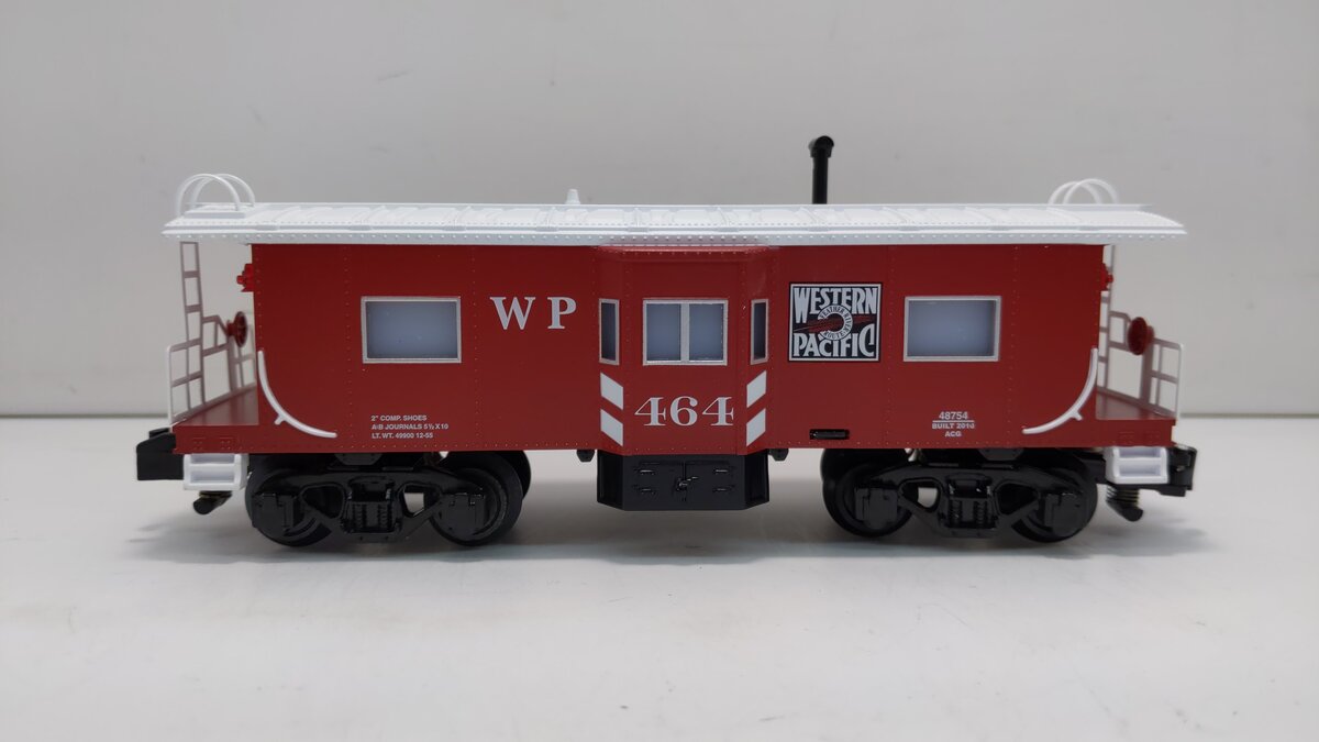 American Flyer 6-48754 S Scale Western Pacific Bay Window Caboose #464 LN/Box