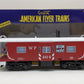 American Flyer 6-48754 S Scale Western Pacific Bay Window Caboose #464 LN/Box
