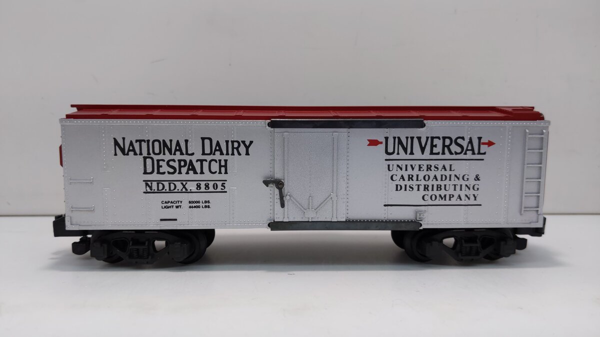 American Flyer 6-48805 S National Dairy Dispatch Insulated Boxcar #8805 LN/Box