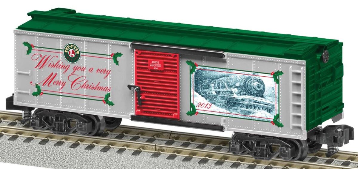 American Flyer 6-48833 S Scale Christmas 2013 Boxcar