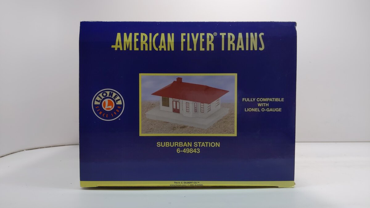 American Flyer 6-49843 S Scale Suburban Station LN/Box