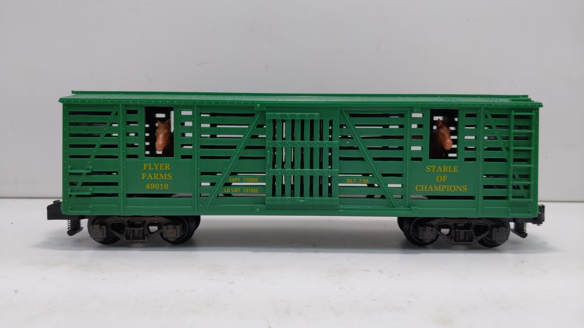American Flyer 6-49010 S Gauge Stable of Champions Horse Car LN/Box