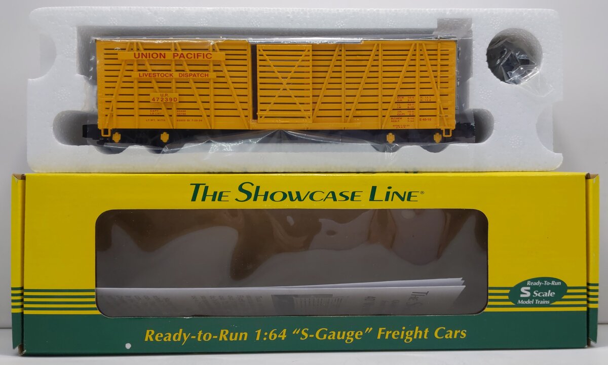 S-Helper 01141 S Scale Union Pacific Stock Car #47239D LN/Box