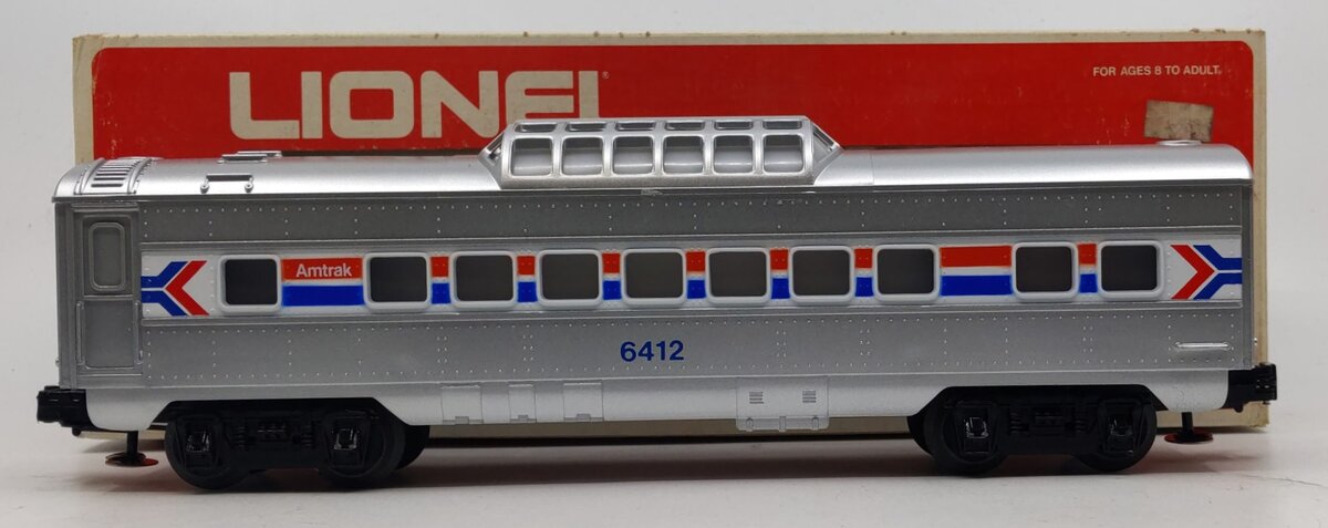 Lionel 6-6412 O Gauge Amtrak Vista Dome Passenger Car LN/Box