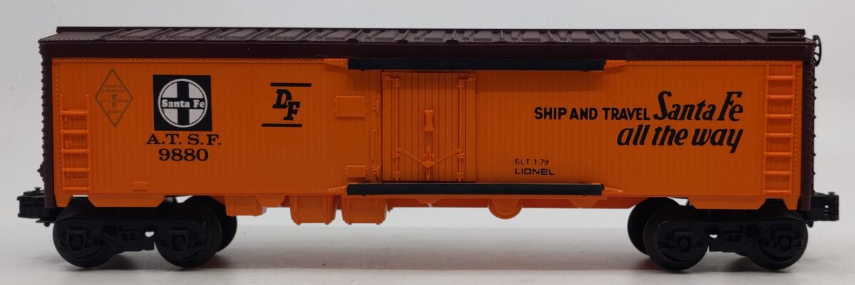 Lionel 6-9880 O Gauge AT&SF Famous American Railroad Refrigerator Car EX/Box
