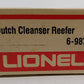 Lionel 6-9870 O Gauge Old Dutch Cleanser Billboard Reefer Car LN/Box