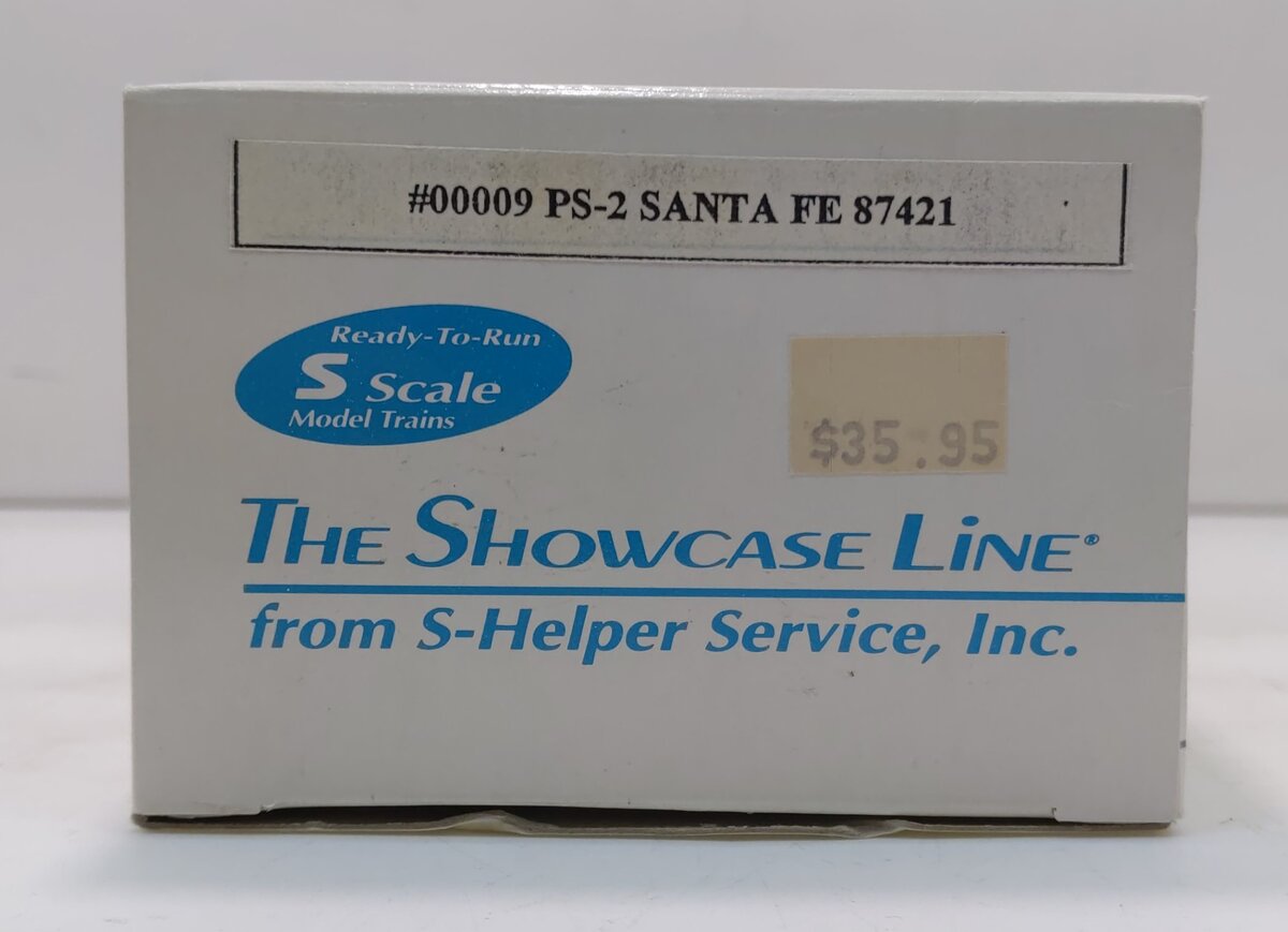 S-Helper S Scale ATSF Santa Fe Hopper Car #87421 EX/Box