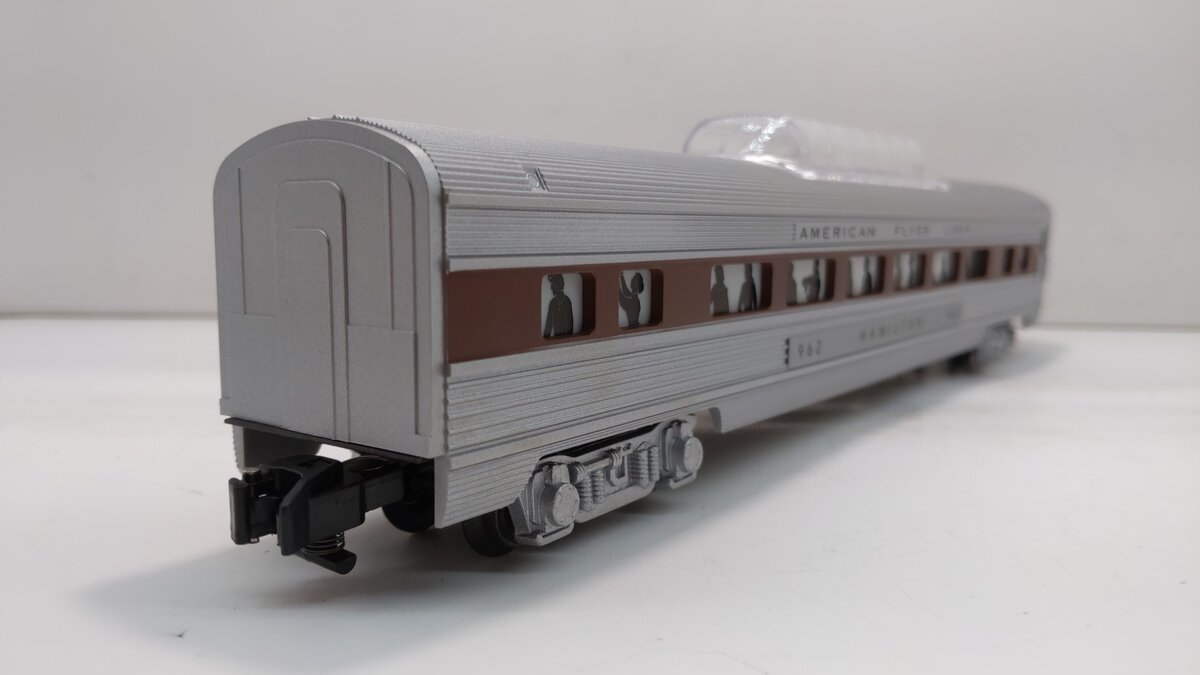 American Flyer 6-48942 S Scale AFL Silver Flash Hamilton Vista Dome #962 LN/Box