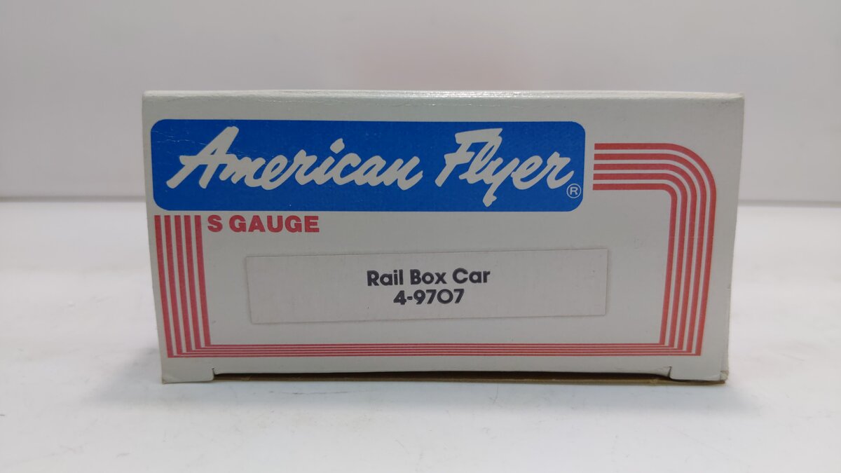American Flyer 4-9707 S Gauge Railbox Boxcar #9707 LN/Box