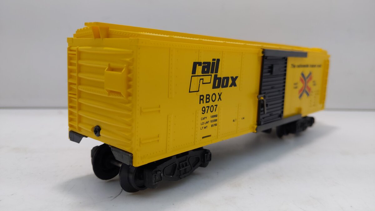 American Flyer 4-9707 S Gauge Railbox Boxcar #9707 LN/Box