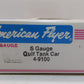 American Flyer 4-9100 S Gauge Gulf Single Dome Tank Car #9100 EX/Box