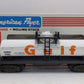 American Flyer 4-9100 S Gauge Gulf Single Dome Tank Car #9100 EX/Box