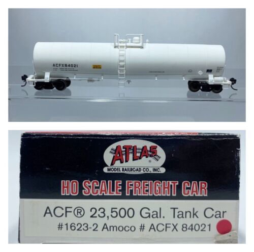 Atlas 1623-2 HO Scale ACFX/Amoco 23,500 Gallon Tank Car #84021 LN/Box