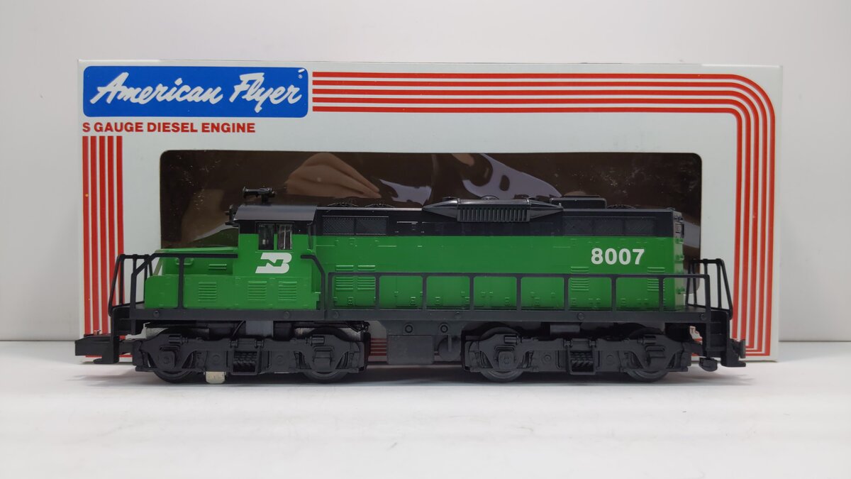American Flyer 6-48007 S Gauge Burlington Northern GP-20 Diesel Locomotive LN/Box