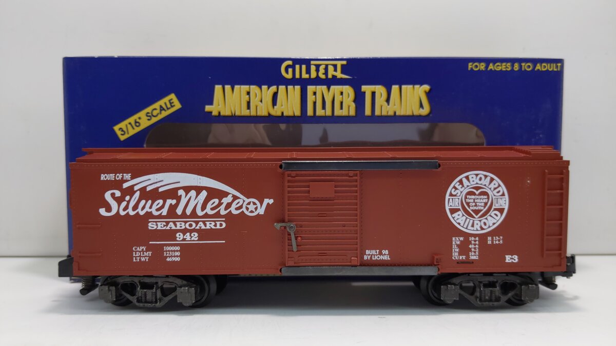 American Flyer 6-48334 S Gauge Seaboard Boxcar LN/Box