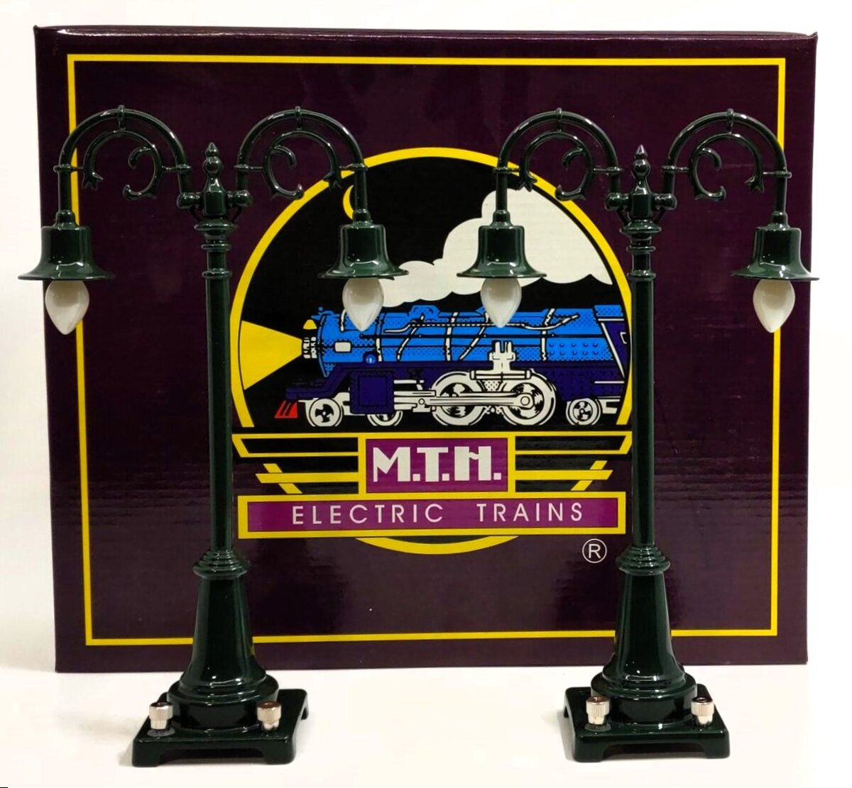 MTH 20-1020 O No.54 Green Lamp Post Set LN/Box