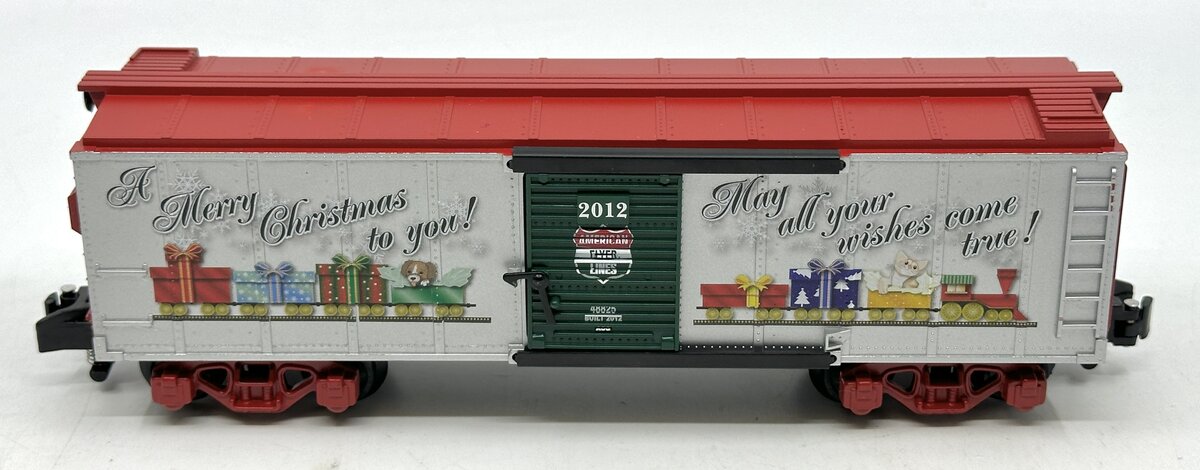 American Flyer 6-48825 S Gauge American Flyer 2012 Holiday Boxcar NIB
