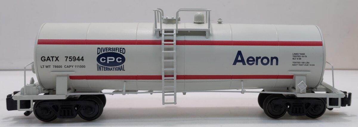 American Models 514-44 S GATX Aeron Tank Car #75944 (Hi-Rail) LN/Box