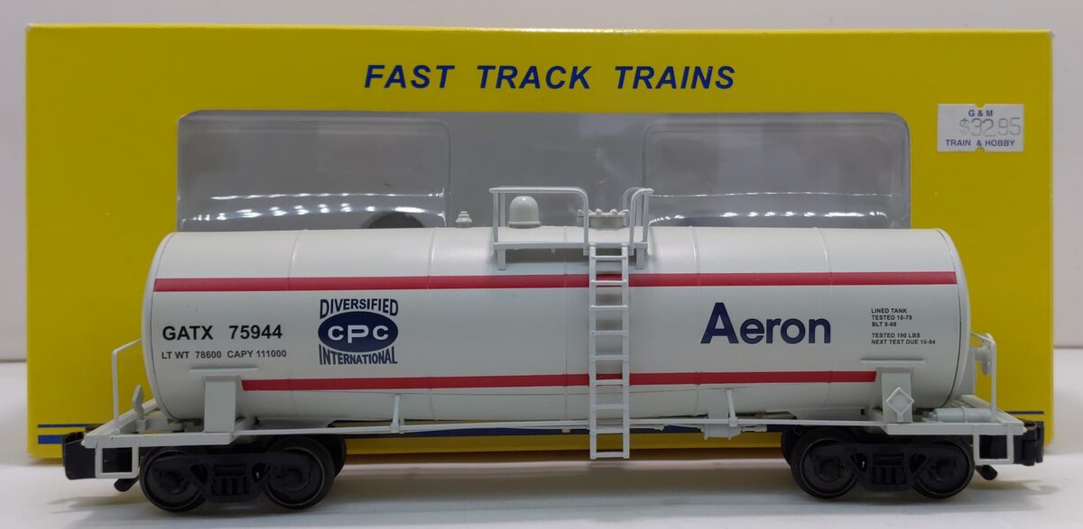 American Models 514-44 S GATX Aeron Tank Car #75944 (Hi-Rail) LN/Box