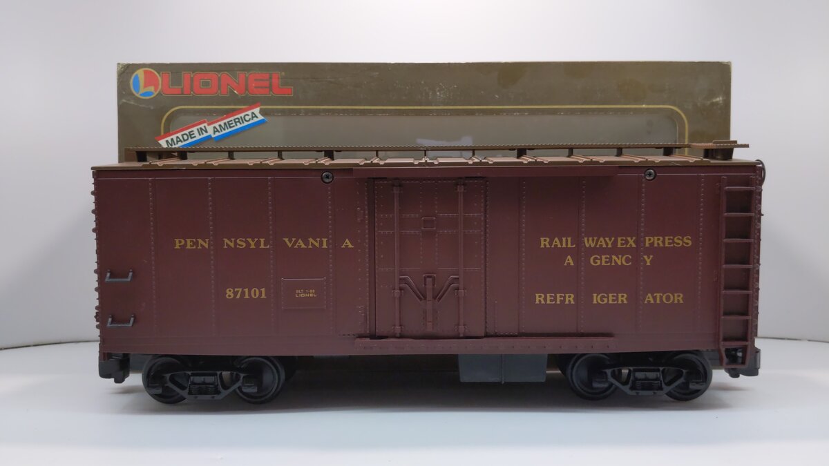 Lionel 8-87101 G Pennsylvania REA Reefer NIB