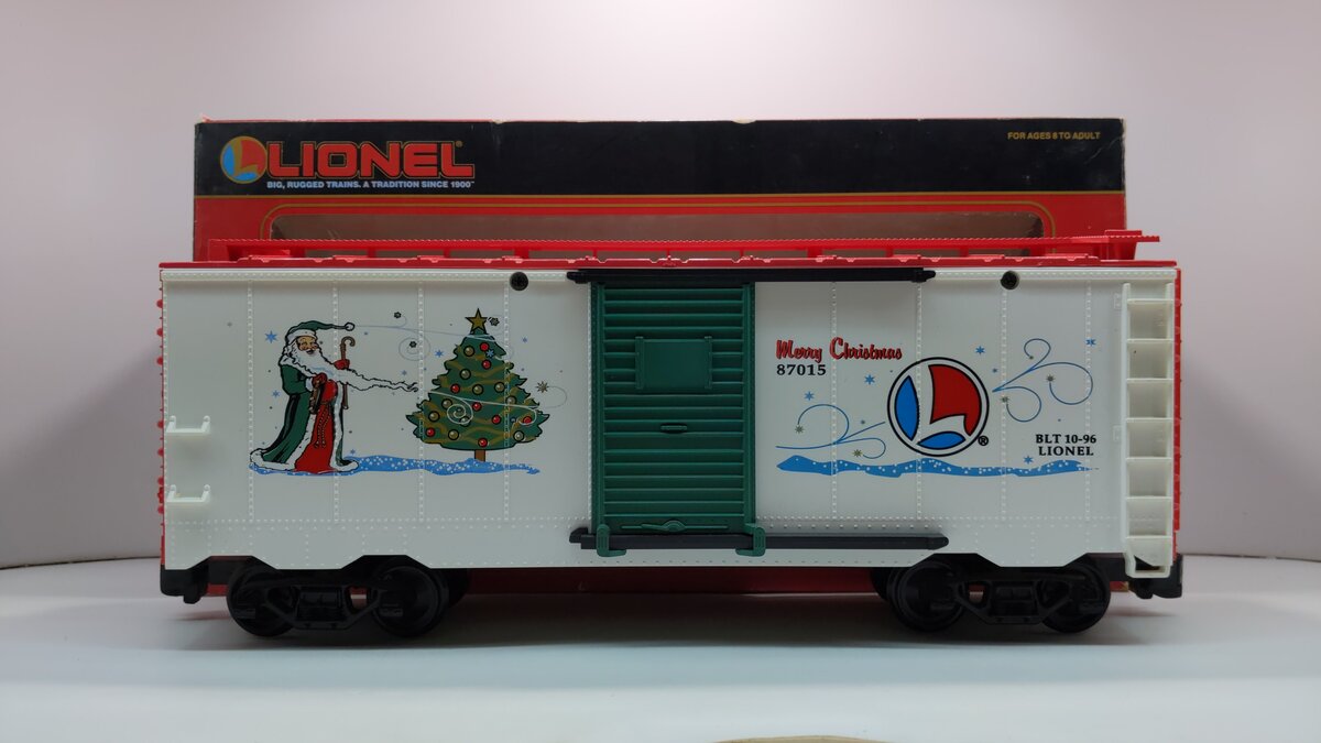 Lionel 8-87015 G Scale 1996 Christmas Boxcar LN/Box