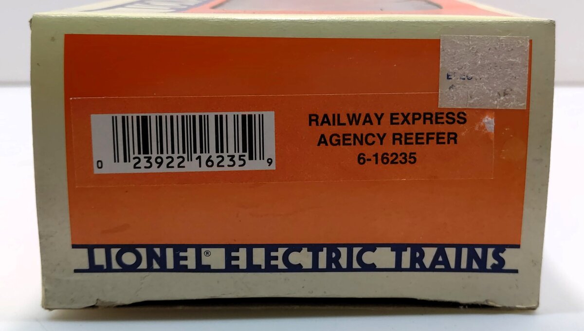 Lionel 6-16235 O Gauge Railway Express Agency Refrigerator Car #16235