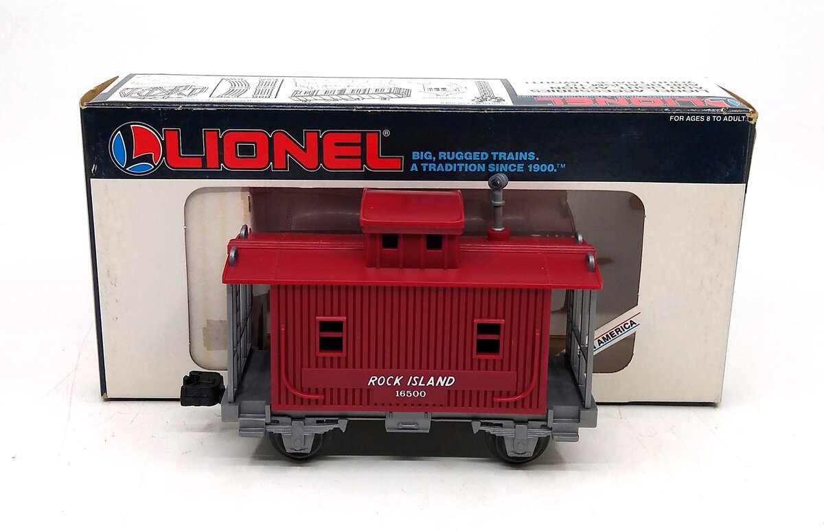 Lionel 6-16500 O Scale Rock Island Bobber Caboose EX/Box