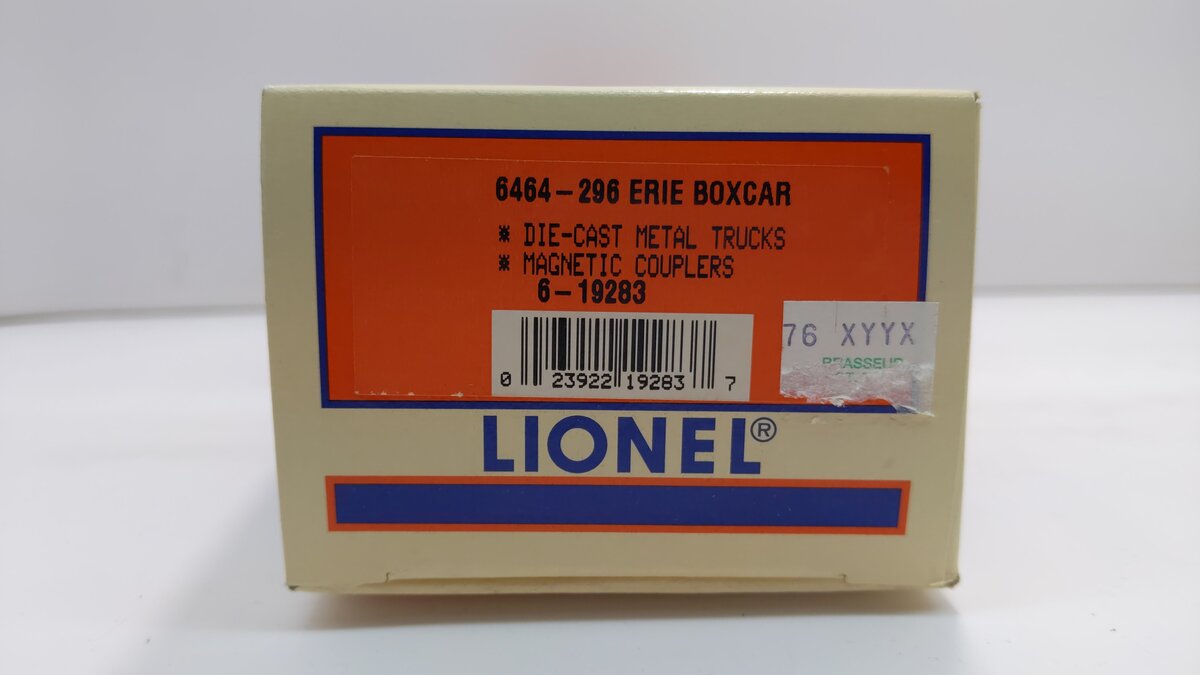 Lionel 6-19283 O Gauge Erie Boxcar #6464-296 LN/Box