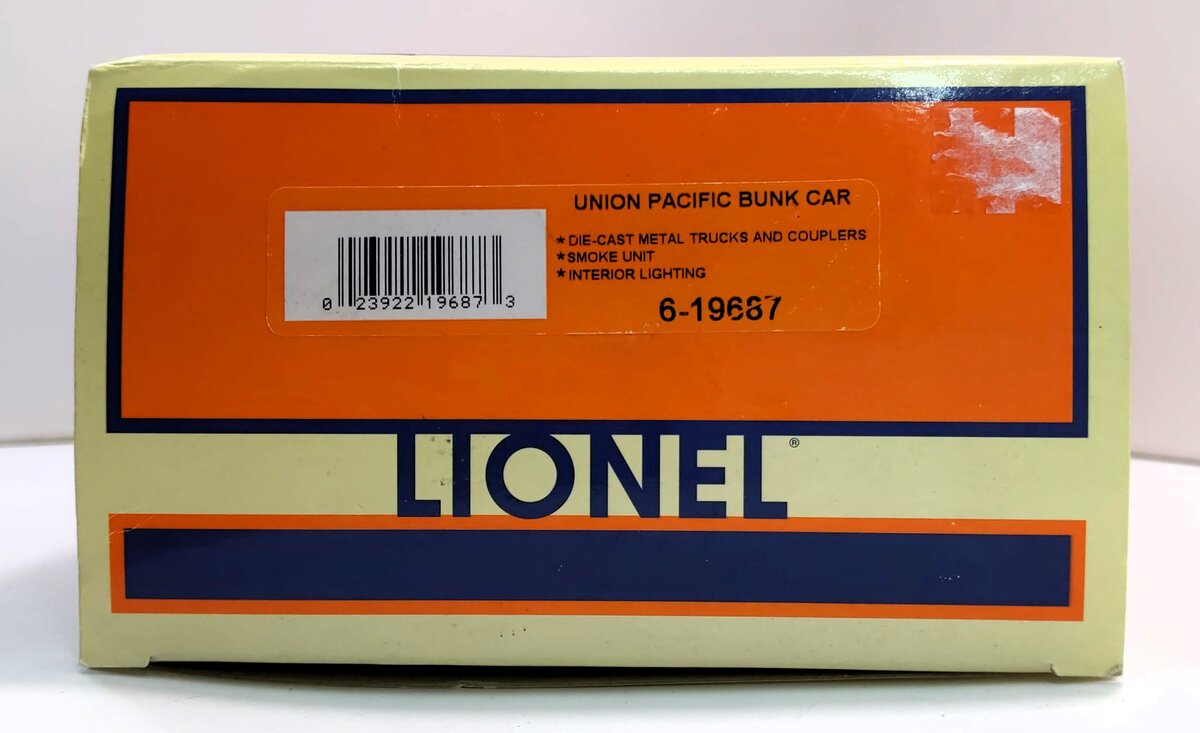 Lionel 6-19687 O Gauge Union Pacific Bunk Car #3887 LN/Box