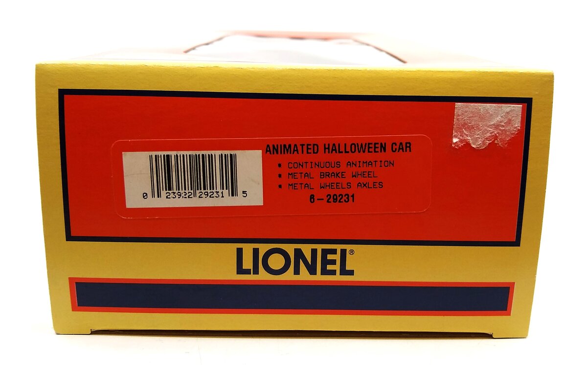Lionel 6-29231 O Gauge Animated Halloween Boxcar LN/Box