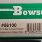 Bowser 56100 HO Scale Undecorated 70 Ton 2-Bay Closed Side Covered Hopper Kit