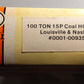 Con-Cor 0001-009359 HO Louisville & Nashville 100 Ton Coal Hopper Kit #153745