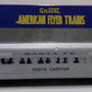 American Flyer 6-48947 S Gauge Santa Fe Streamlined Vista Canyon Observation Car LN/Box