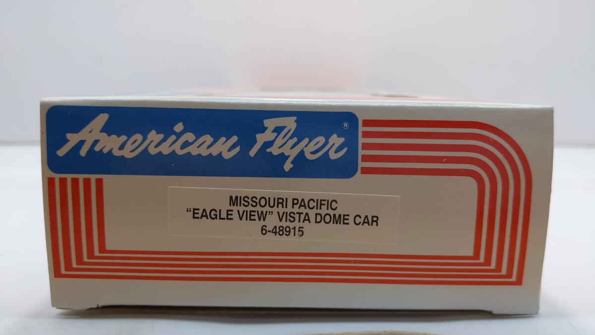 American Flyer 6-48915 S Gauge Missouri Pacific "Eagle View" Vista Dome Car LN/Box
