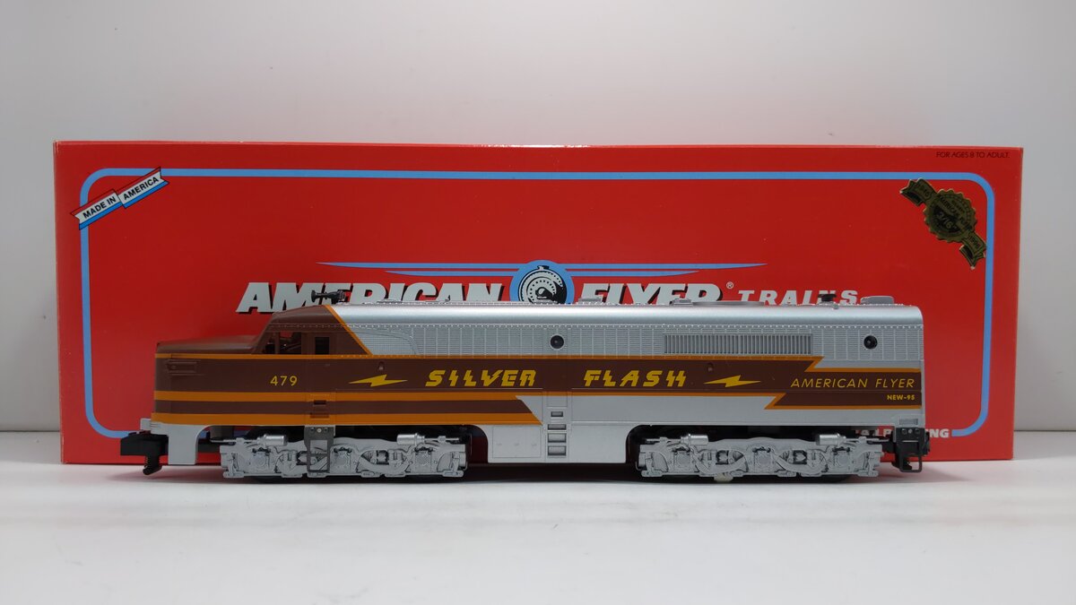 American Flyer 6-48129 S Silver Flash Alco PA1 Dummy Diesel Locomotive LN/Box