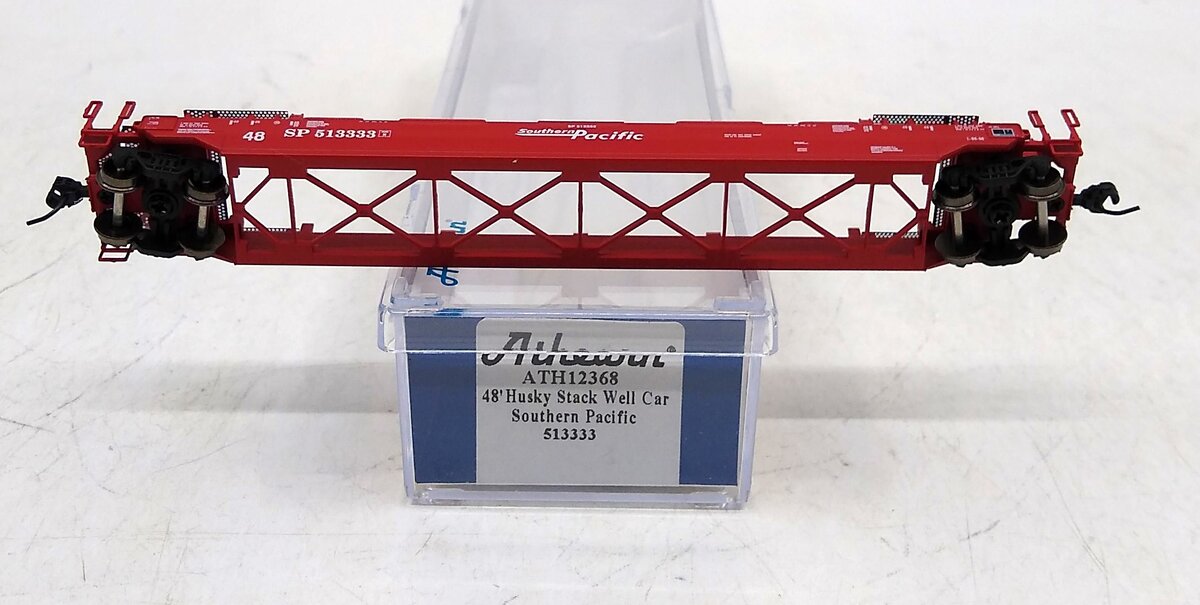 Athearn 12368 N Southern Pacific Husky Stack Well Car #513333 LN/Box