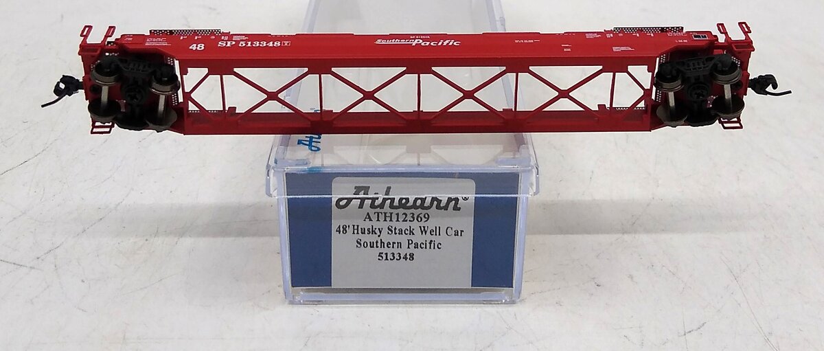 Athearn 12369 N Southern Pacific Husky Stack Well Car #513348 LN/Box