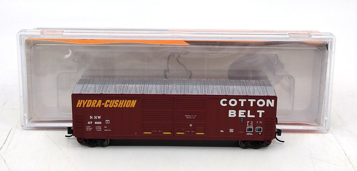 Fox Valley Models 80827 N SSW Cotton Belt FMC 5283 50' DD Boxcar #67668 LN/Box