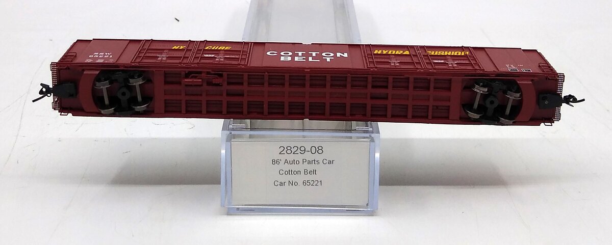 Trainworx Inc. 2829-08 N SSW Cotton Belt 86' Auto Parts Car #65221 LN/Box
