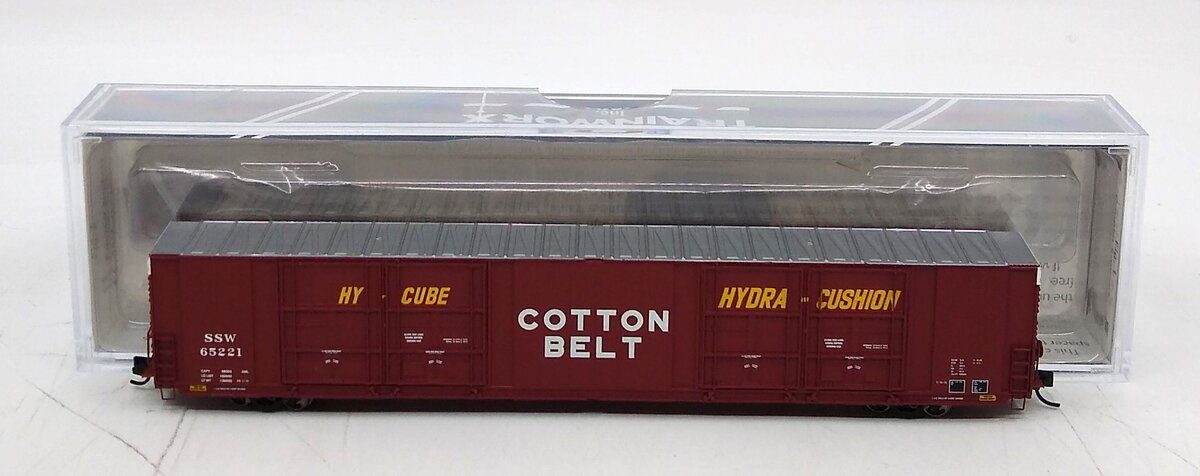 Trainworx Inc. 2829-08 N SSW Cotton Belt 86' Auto Parts Car #65221 LN/Box