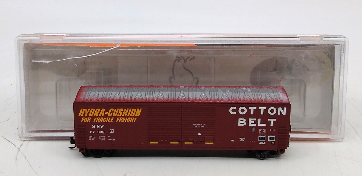 Fox Valley Models 8077-1 N SSW Cotton Belt FMC 5283 DD Boxcar #67398 LN/Box