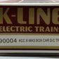 K-Line K90004 O Gauge K-Line Collector's Club 1993 Christmas Boxcar LN/Box