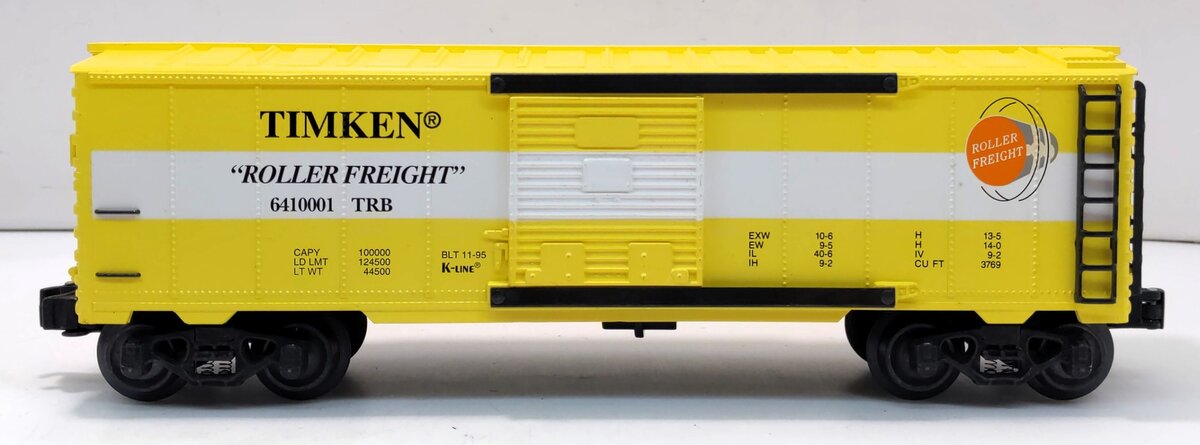 K-Line K641-0001 O Gauge Timken® Classic Boxcar LN/Box