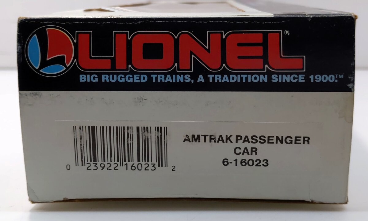 Lionel 6-16023 O Gauge Amtrak Streamlined Passenger Car #16023 LN/Box