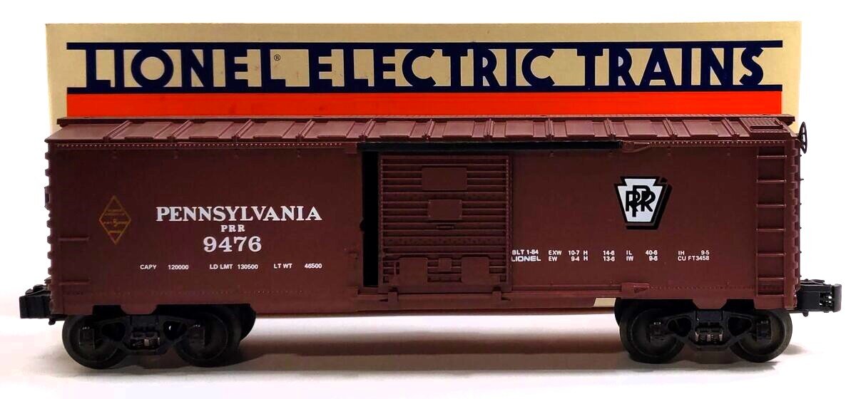Lionel 6-9476 O Gauge Pennsylvania Railroad Single Door Boxcar #9476 NIB