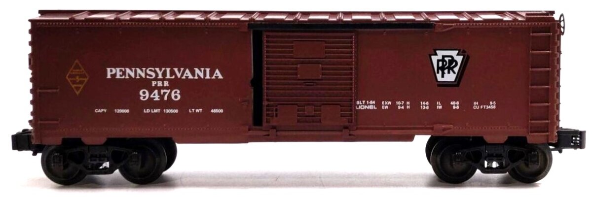 Lionel 6-9476 O Gauge Pennsylvania Railroad Single Door Boxcar #9476 NIB