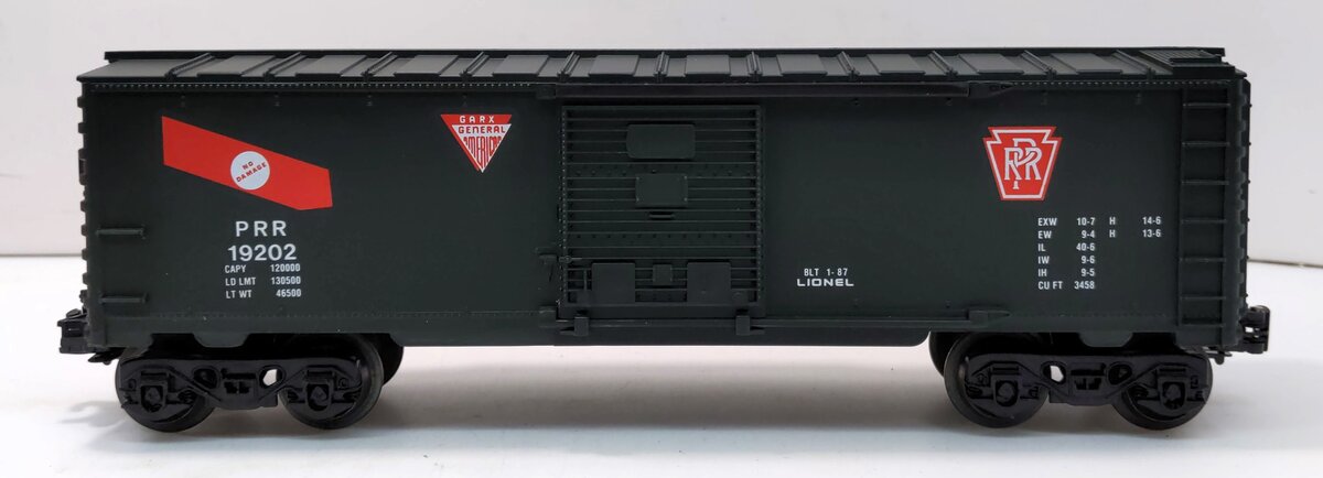 Lionel 6-19202 O Gauge Pennsylvania Railroad Boxcar #19202 LN/Box
