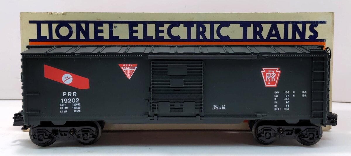 Lionel 6-19202 O Gauge Pennsylvania Railroad Boxcar #19202 LN/Box